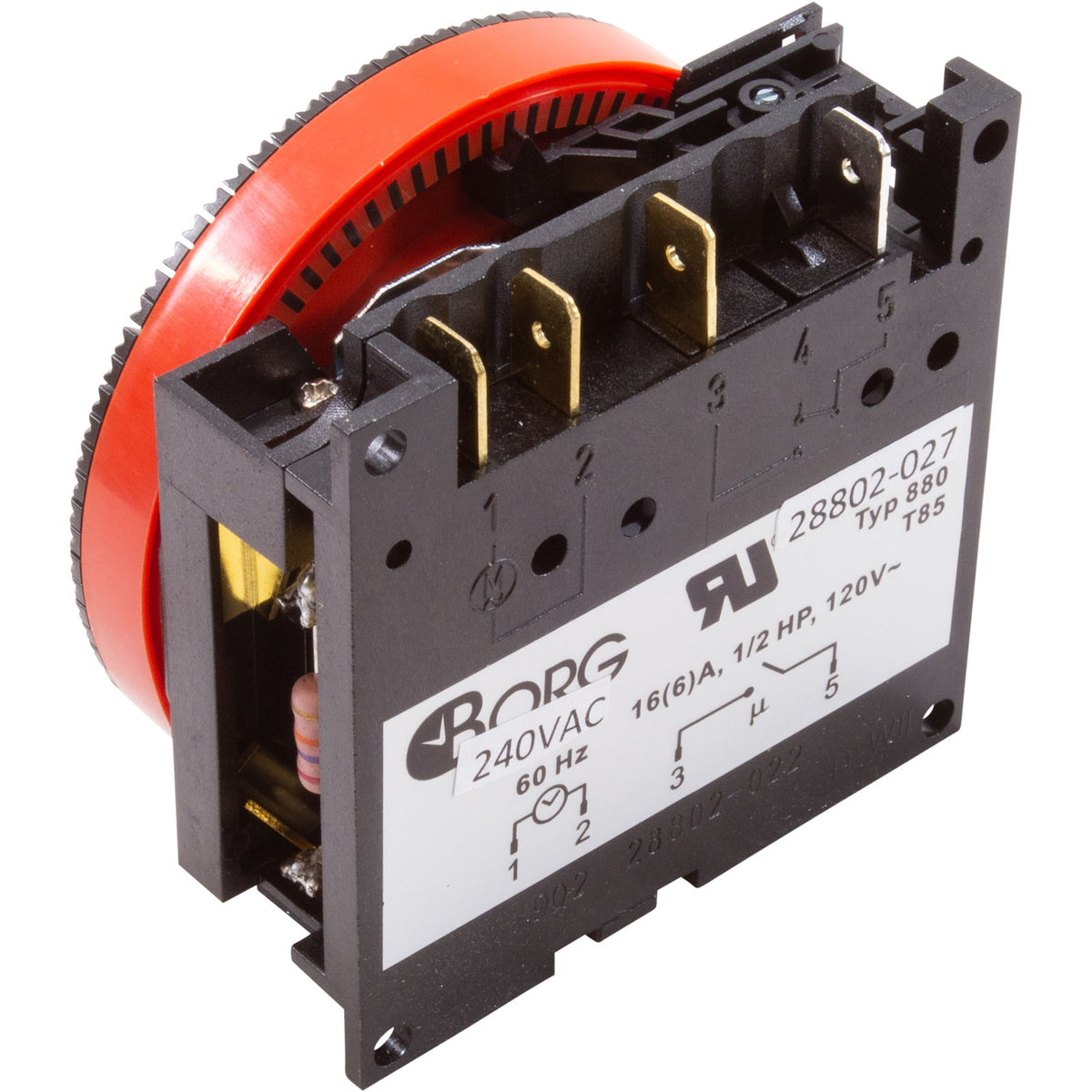 Timer, Diehl, SPST, Panel Mount, 230v, 20A, 7day