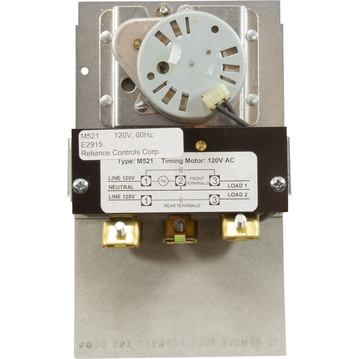 Timer, Reliance, DPST, 115v, 40A, 24hr