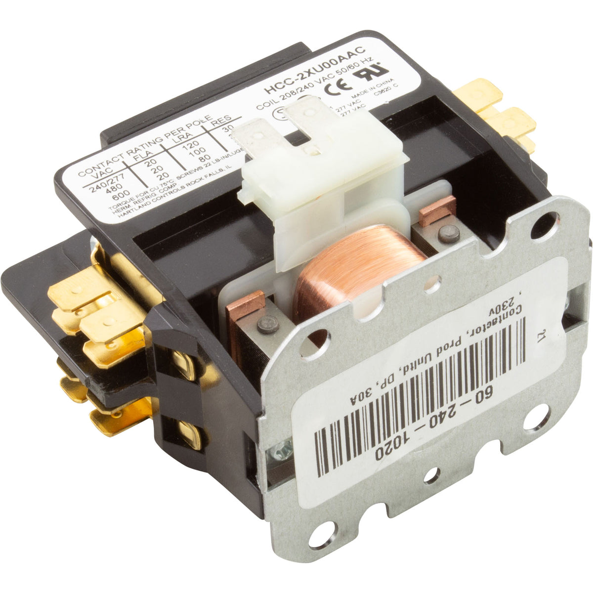 Contactor, Prod Unltd, DP, 30A, 230v