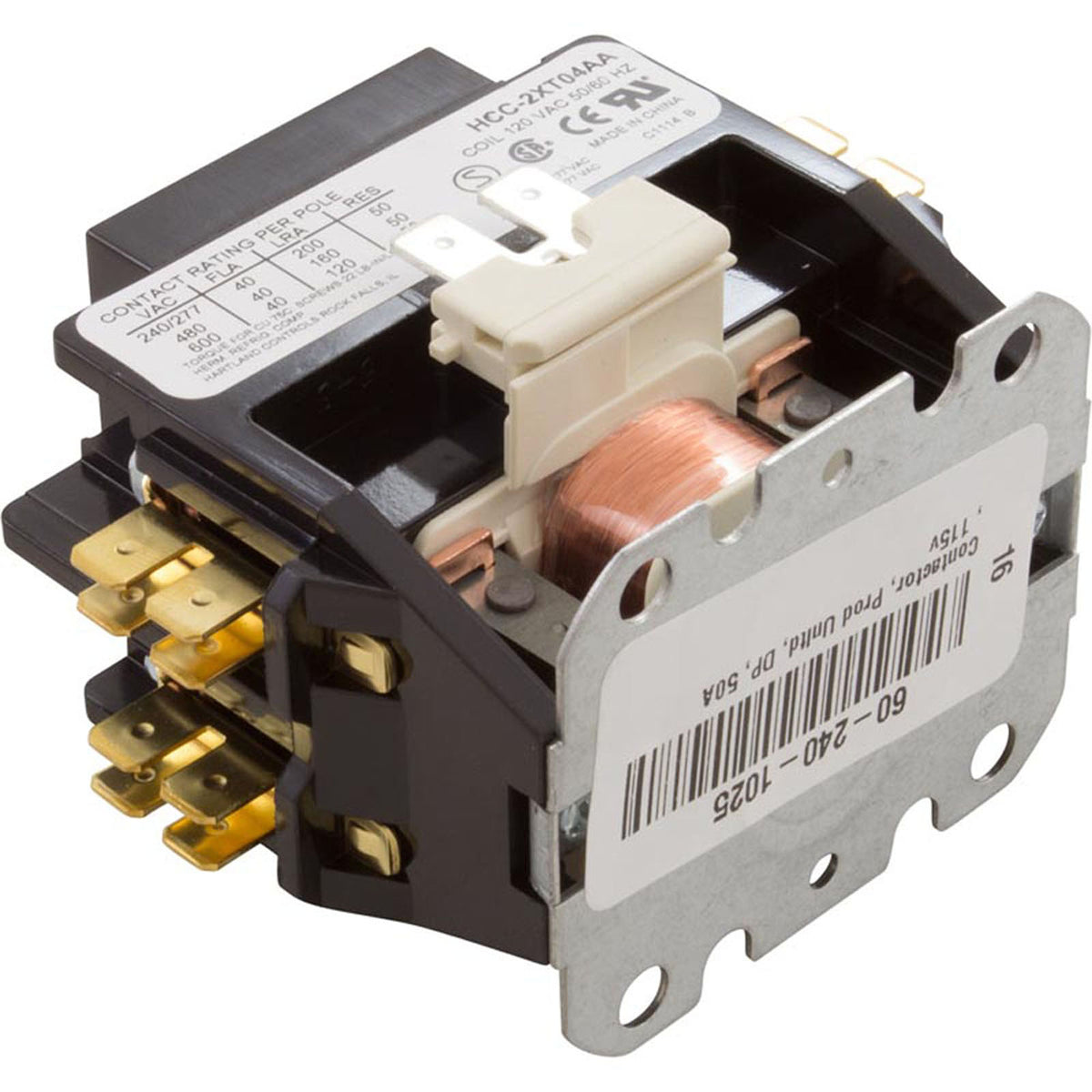 Contactor, Prod Unltd, DP, 50A, 115v