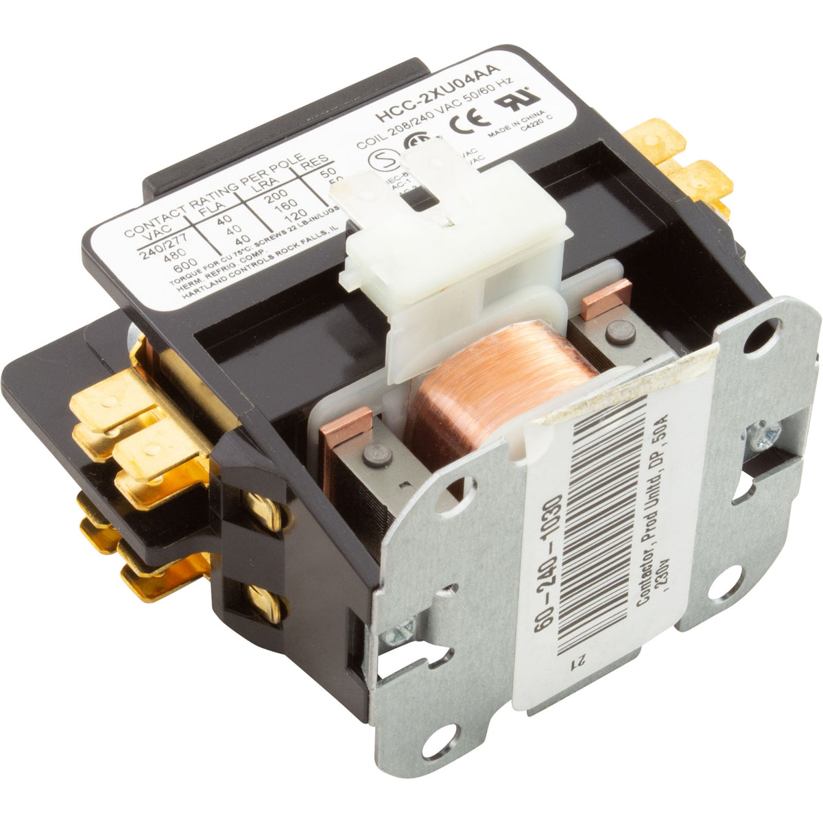 Contactor, Prod Unltd, DP, 50A, 230v