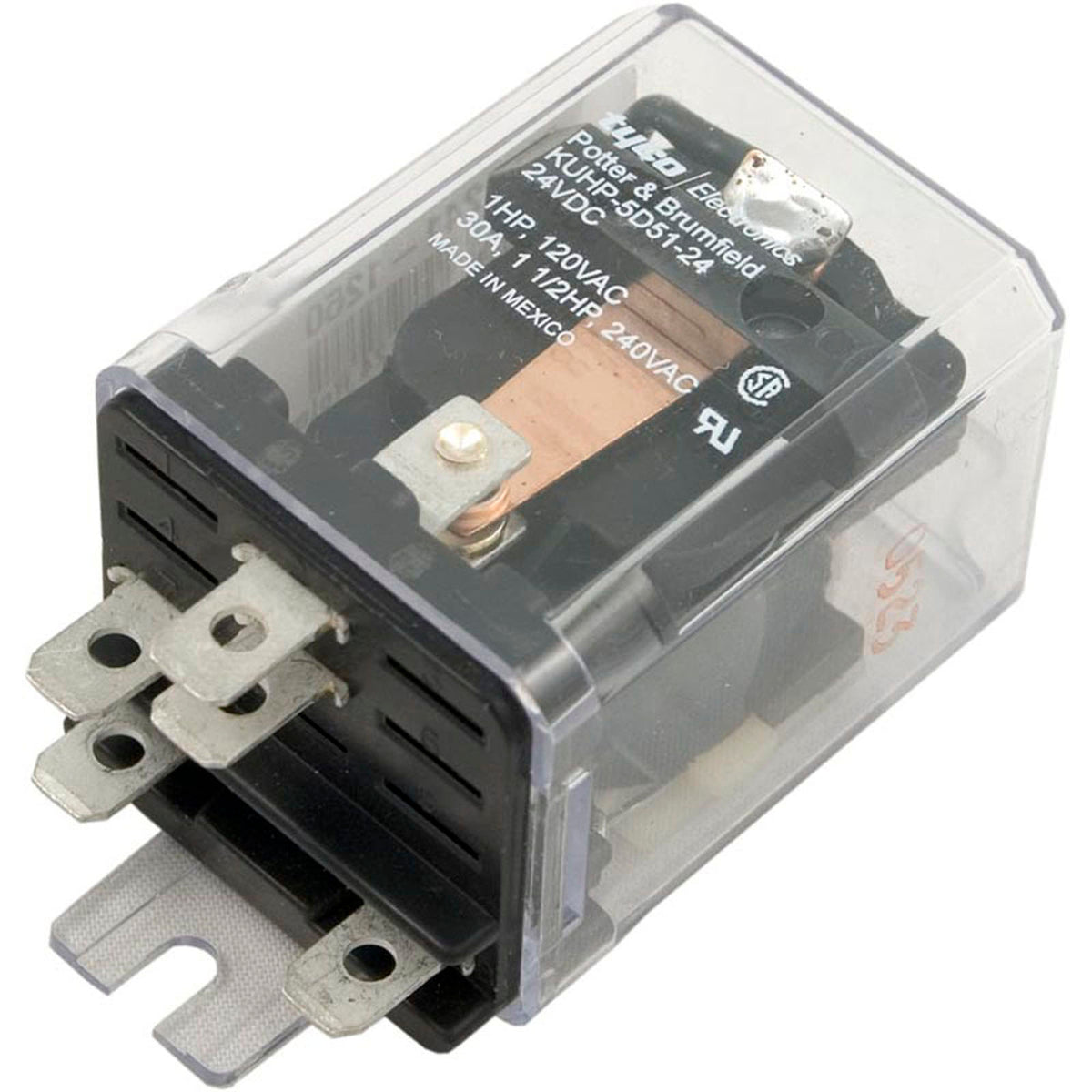 Relay, P&B, KUHP-5D5124, SPDT, 30A, 24vdc
