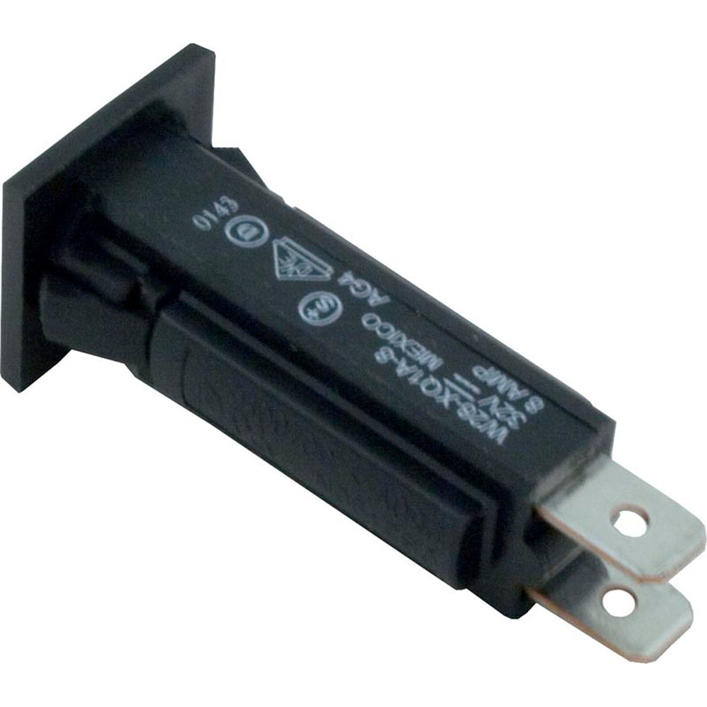 Circuit Breaker, P and B, 8A, 115v, Red Face