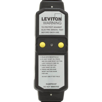 Cable de alimentación, 20 A, 15 pies, GFCI, para instalaciones de 115 V