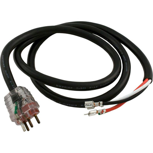 Cable, HQ, P2, 2 velocidades, moldeado/iluminado, 48", 115 V/230 V, 15 A, marrón