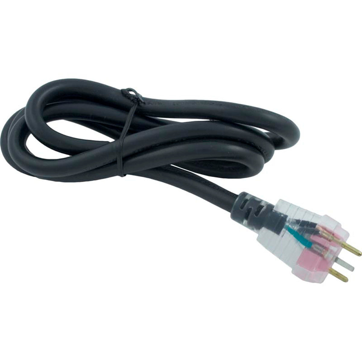 Cord, H-Q, P2, 1-Spd, Molded/Lit, 48", 115v/230v, 15A, Pink