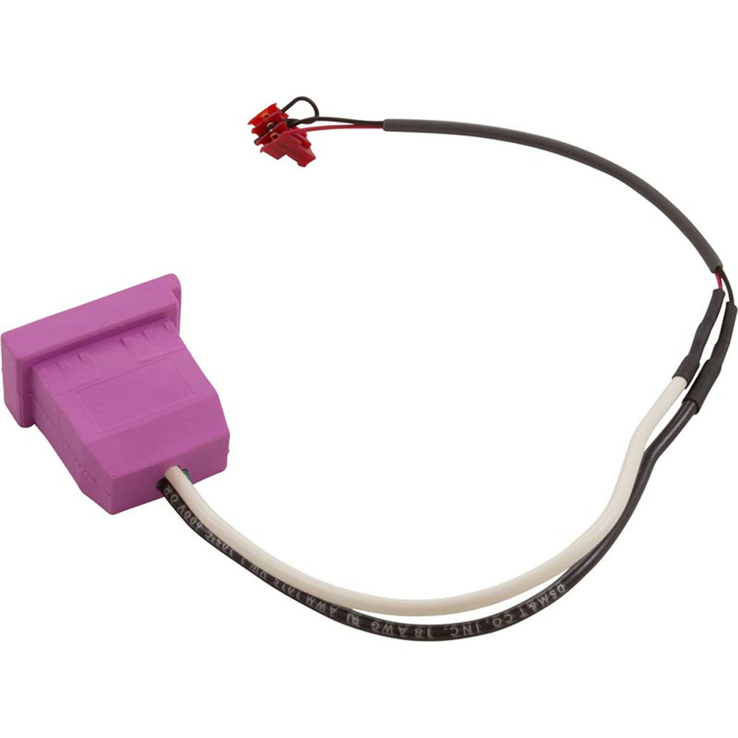 Receptáculo, HQ, conmutado, moldeado, 18/3 SS VH, violeta claro