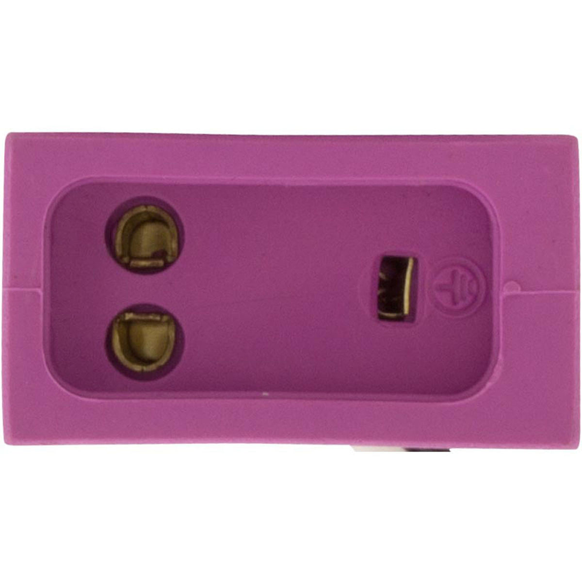 Receptacle, H-Q, Switched Acc, Molded, 18/3 SS VH, Lt.Violet
