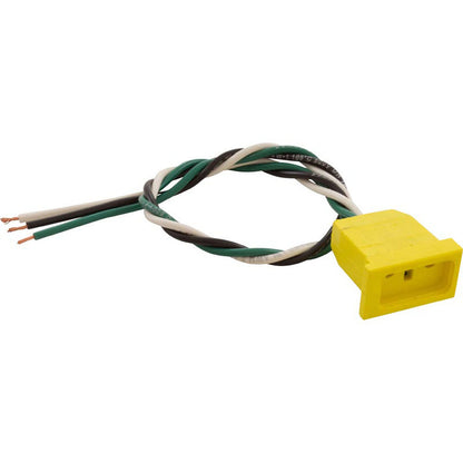 Receptacle, H-Q, Ozone, Molded, Yellow, 18/3