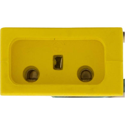 Receptacle, H-Q, Ozone, Molded, Yellow, 18/3