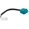 Adapter Cord, H-Q, Accy, Molded/AMP, 6", 115v/230v, 15A, Grn