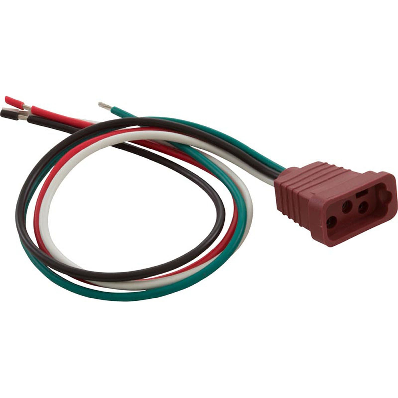 Receptacle, H-Q, Pump 2, 2 Speed, Molded, Brown, 14/4