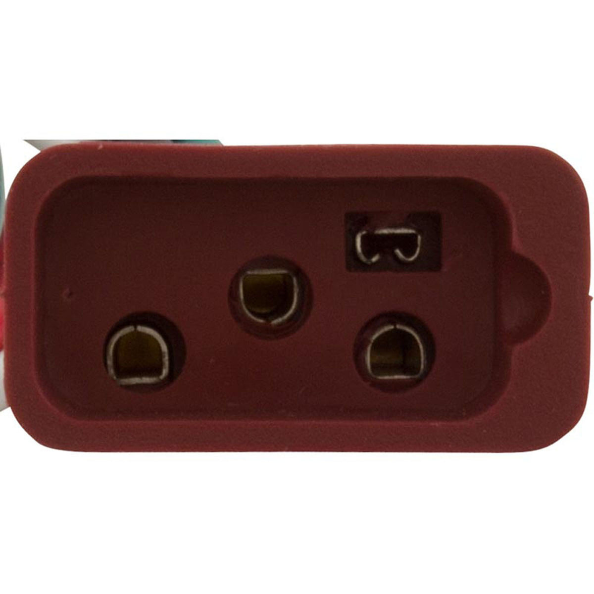 Receptacle, H-Q, Pump 2, 2 Speed, Molded, Brown, 14/4