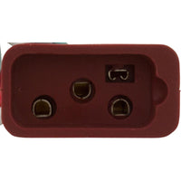 Receptacle, H-Q, Pump 2, 2 Speed, Molded, Brown, 14/4