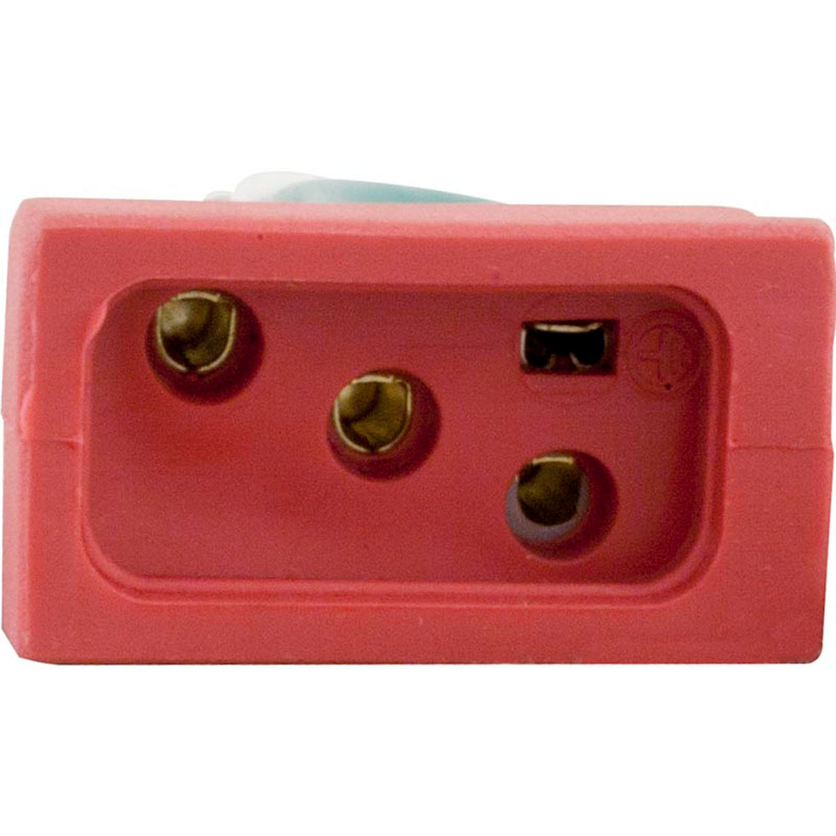 Receptacle, H-Q, Pump 1, 2 Speed, Molded, Red, 14/4
