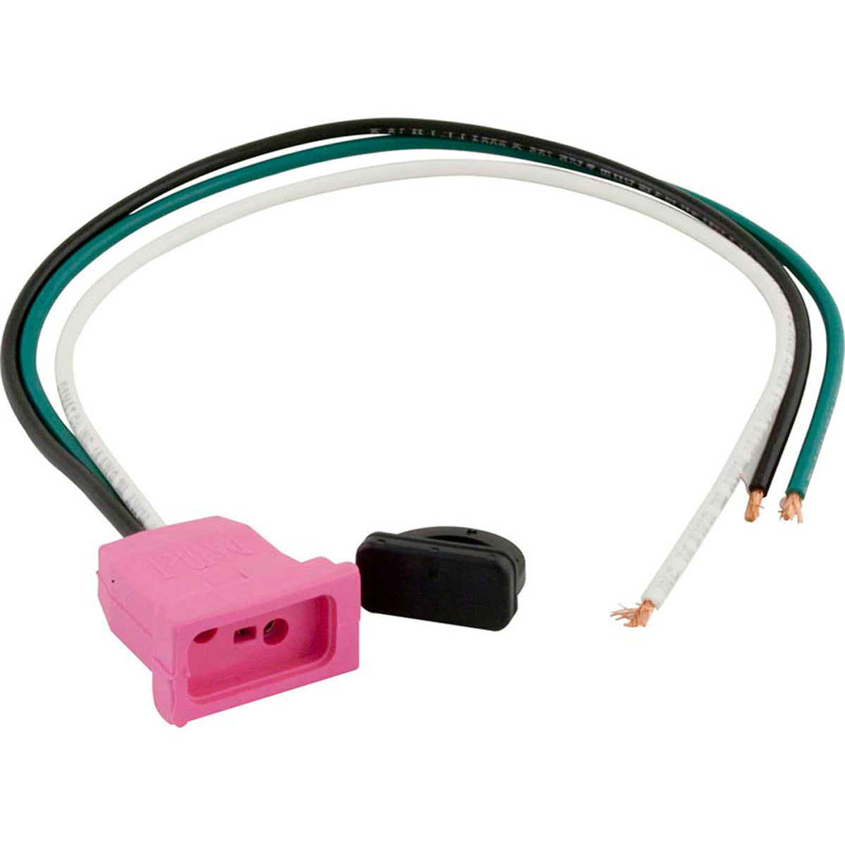 Receptacle, H-Q, Pump 2, 1 Speed, Molded, Pink, 14/3