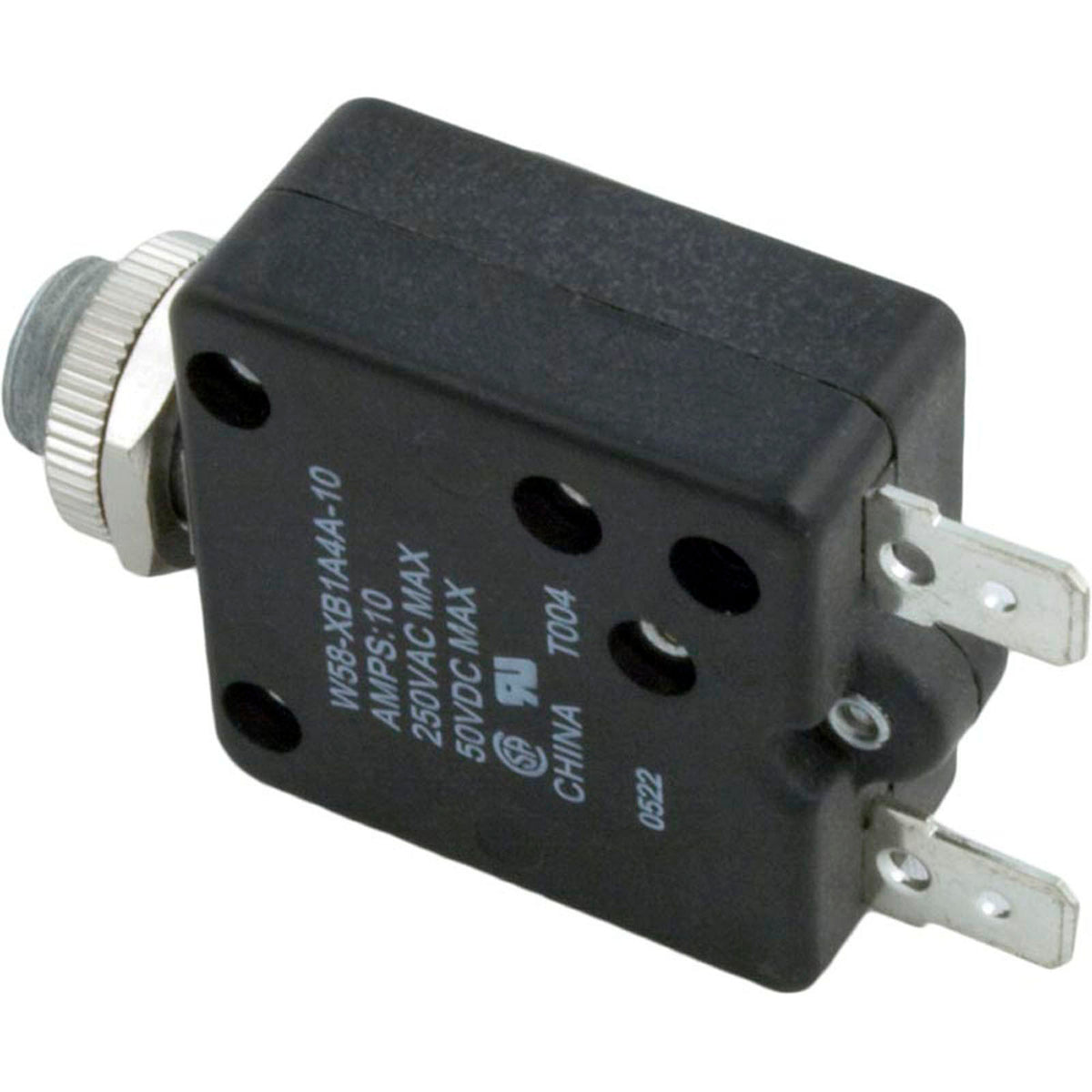 Circuit Breaker, Panel Mount, 10A, 115v