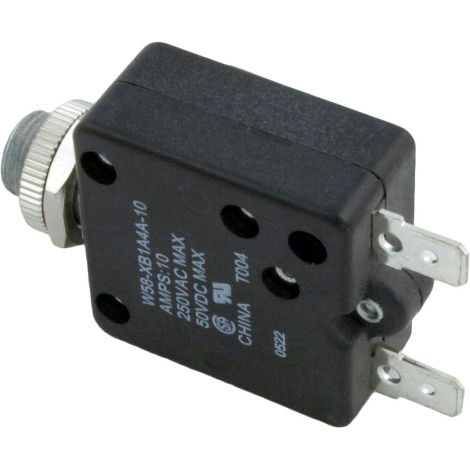Circuit Breaker, Panel Mount, 10A, 115v