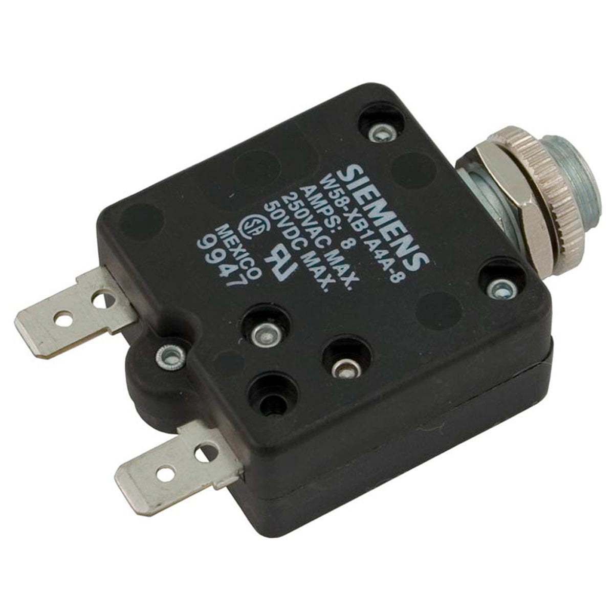 Circuit Breaker, Panel Mount, 8A, 115v