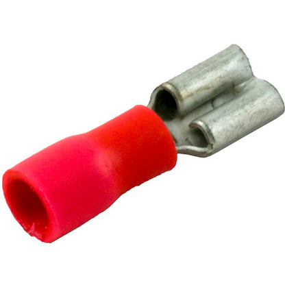 Déconnecteur, femelle, 22-18AWG, languette .187, rouge, quantité 25