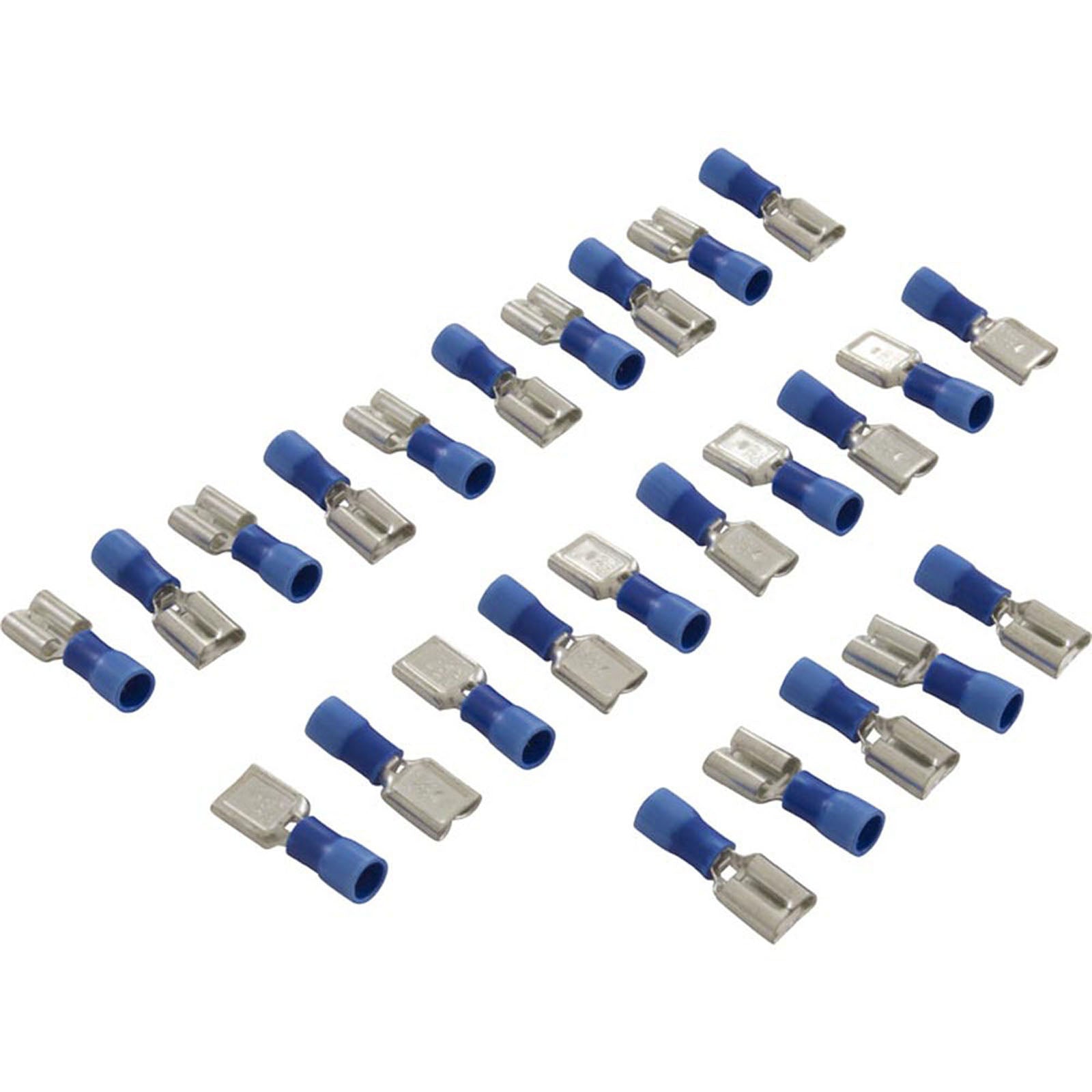Disconnect, Female, 16-14AWG, .250 Tab, Blue, Quantity 25