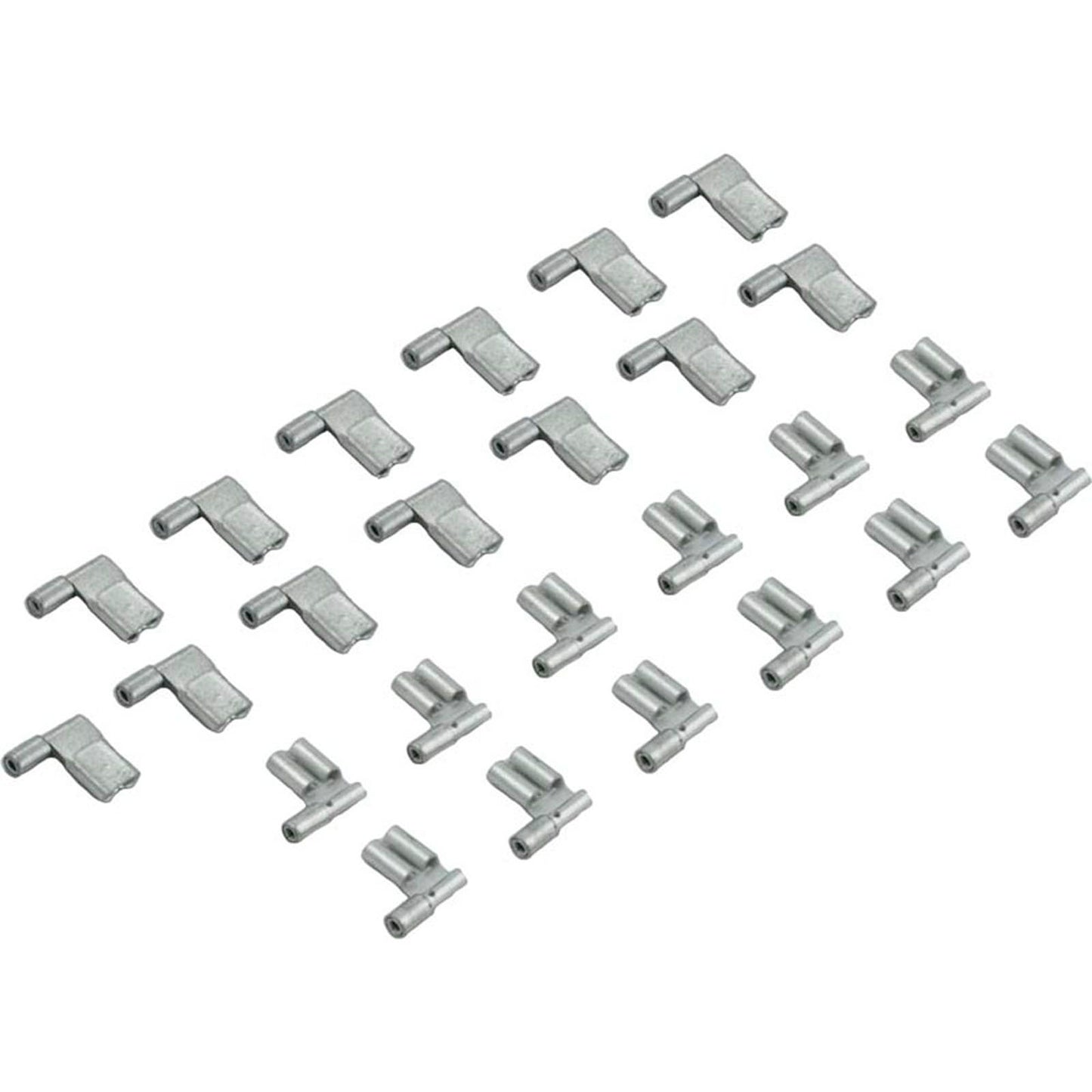 Déconnecteur, femelle 90°, 22-18AWG, languette .250, nu, qté 25