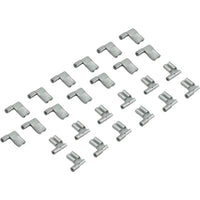 Déconnecteur, femelle 90°, 22-18AWG, languette .250, nu, qté 25