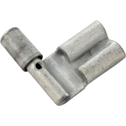 Déconnecteur, femelle 90°, 22-18AWG, languette .250, nu, qté 25