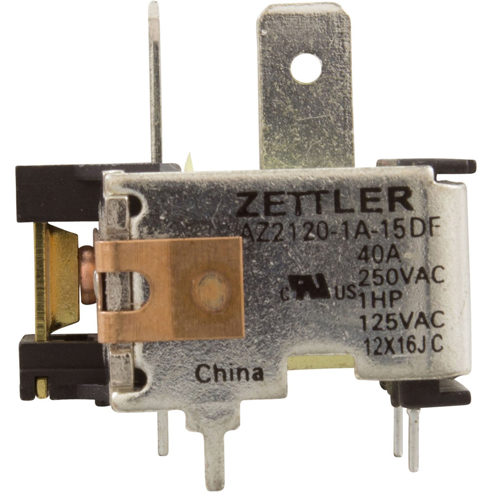 Relay, Zettler, T-90 Type, SPST, 15vdc, Coil
