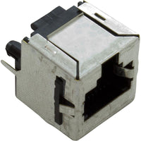 Connector, PC Board, Top Entry, Modular Jack