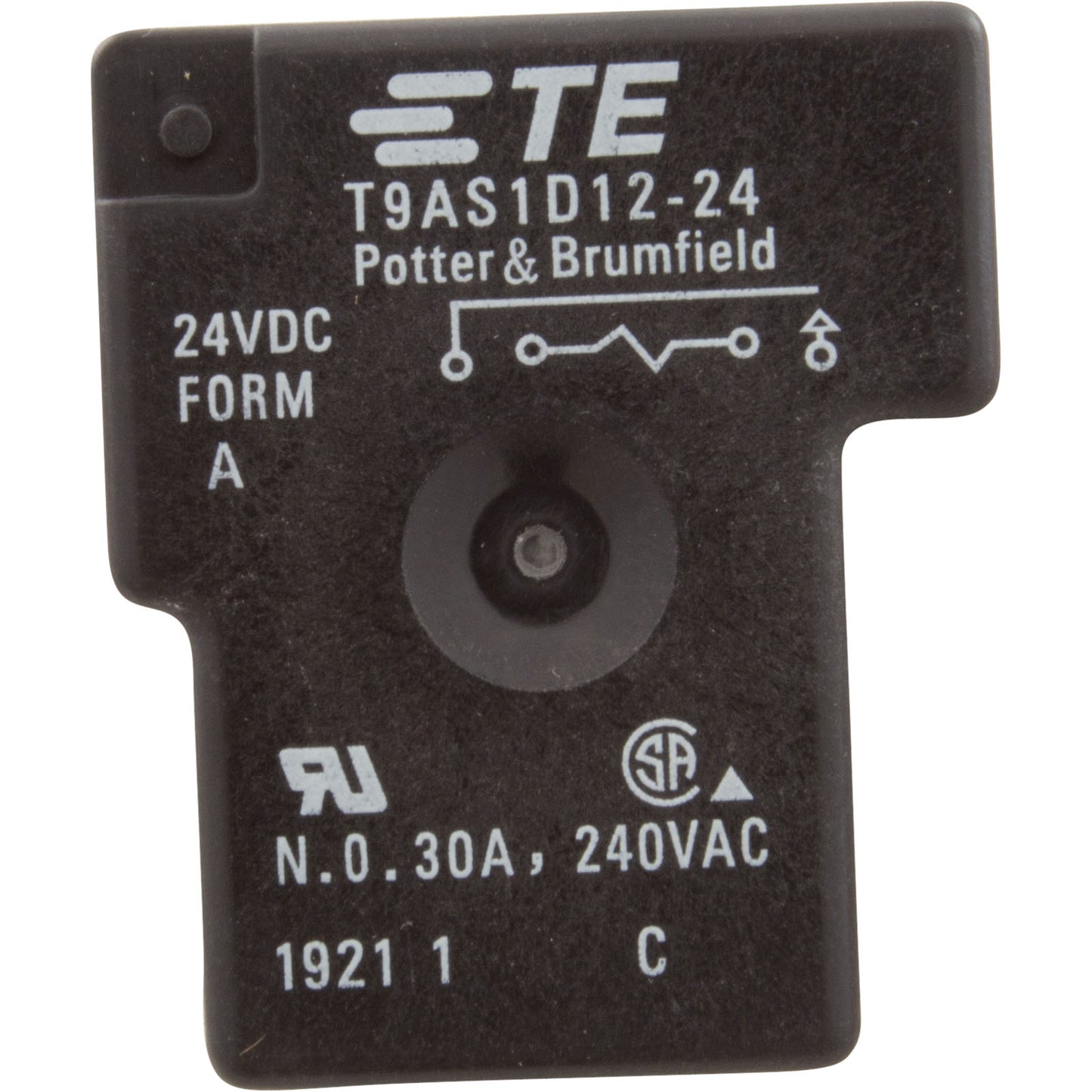 Relé, genérico, tipo T-90, SPST, 24 V CC, bobina, estilo AZ2110