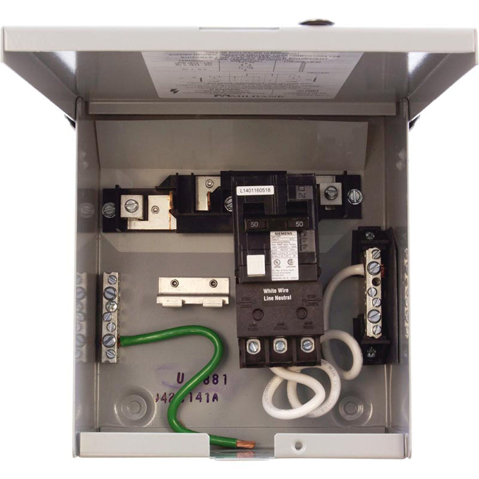 Load Center, GFCI Disconnect, 115v/230v, DP, 50A