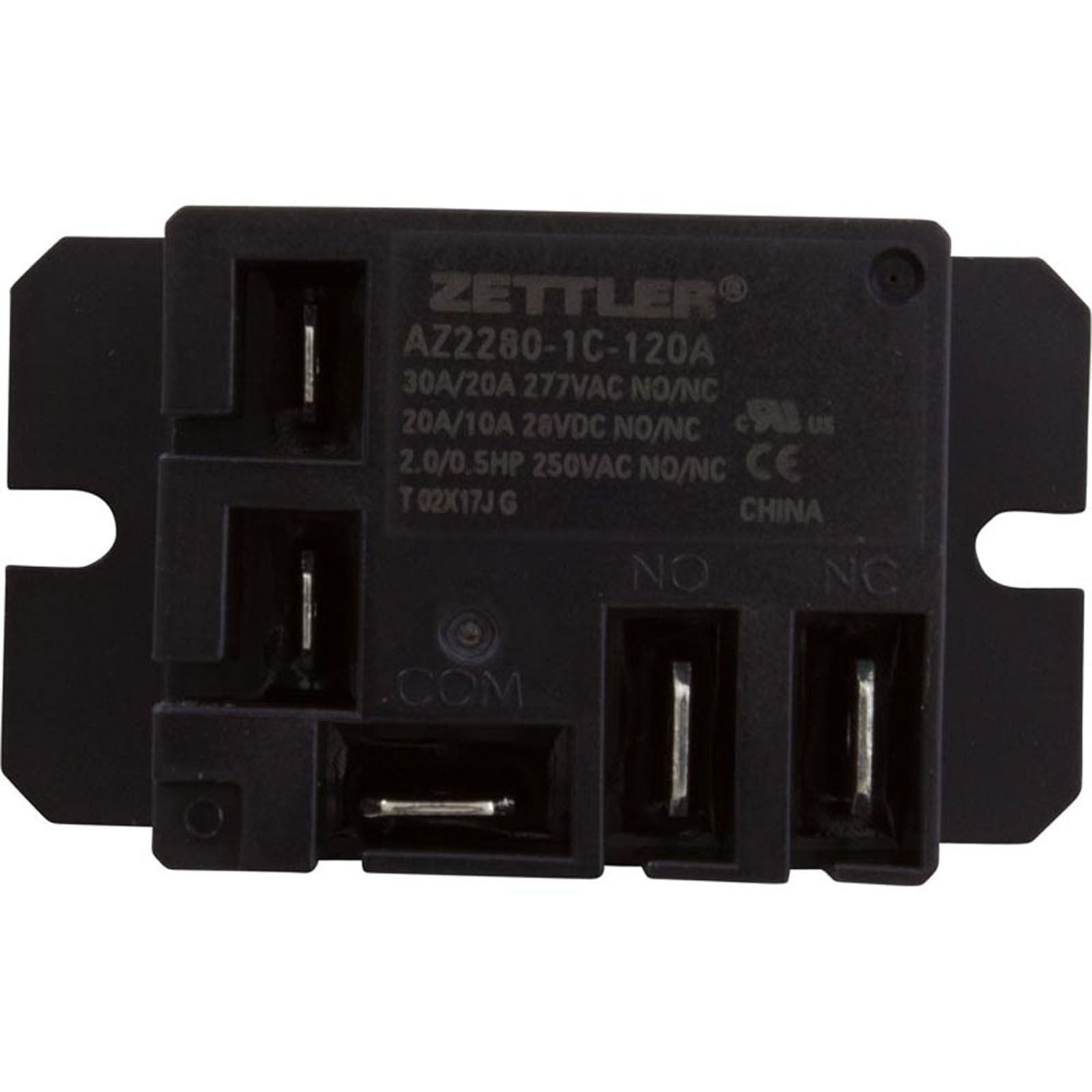 Power Relay, Zettler, SPDT, 30A, 115v, Mini,  AZ2280-1C-120A