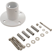 Slide Flange, Aluminum W/4 Anchors-1.9" Rail