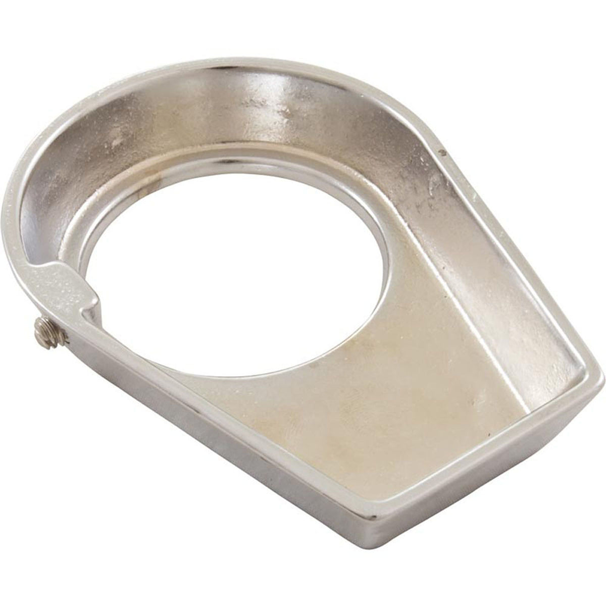 Escutcheon, Perma Cast, Oblong, 1.9", Chrome Plate Brass