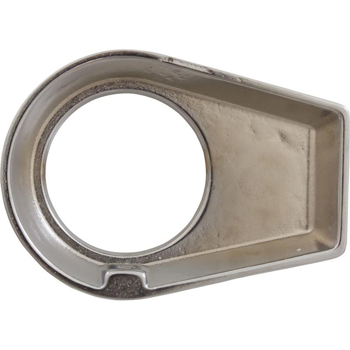 Escutcheon, Perma Cast, Oblong, 1.9", Chrome Plate Brass