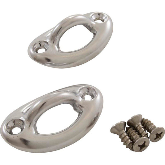 Anchor, Oval Rope Eye For 2 inches, 2 Pack