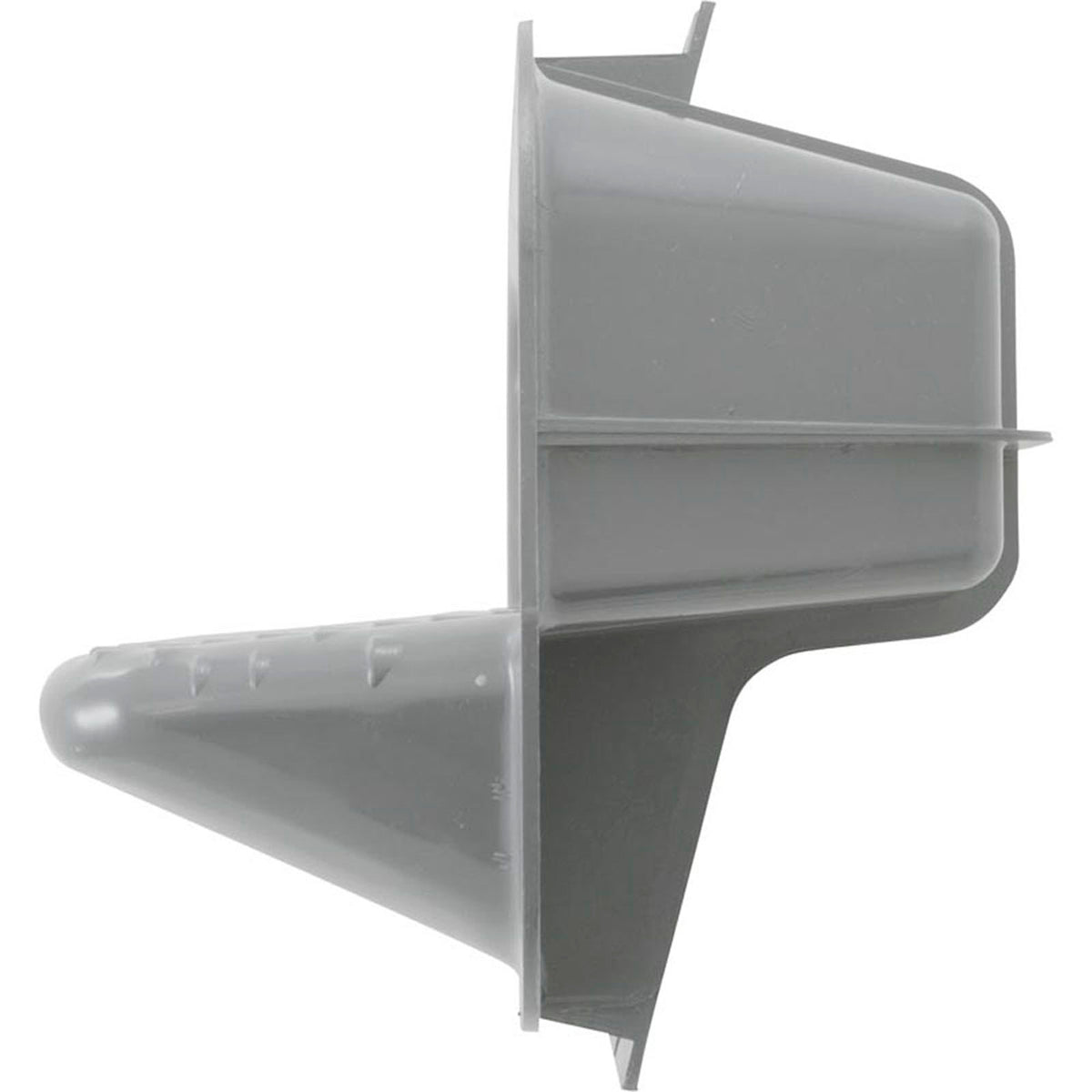 Step, Waterway, Pool Wall, Gray, Single