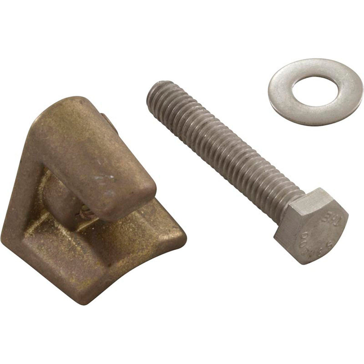 Wedge, Brass w/ Bolt F/D Anchor