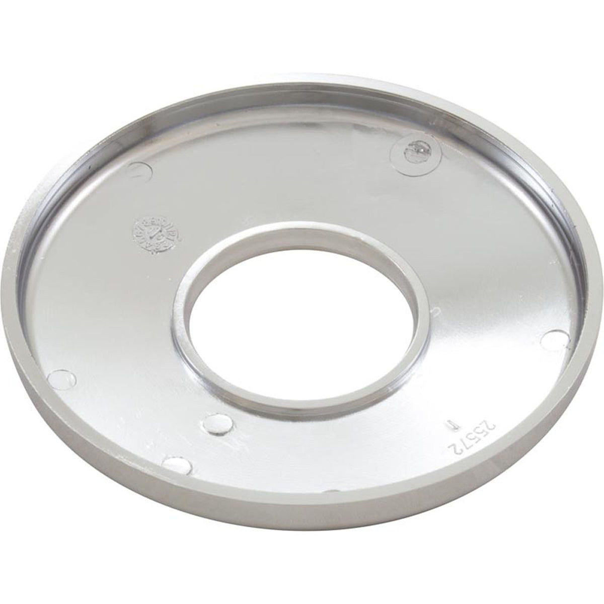 Escutcheon Plate, CMP, For 1.90"OD Rail, 5"dia, Chrome