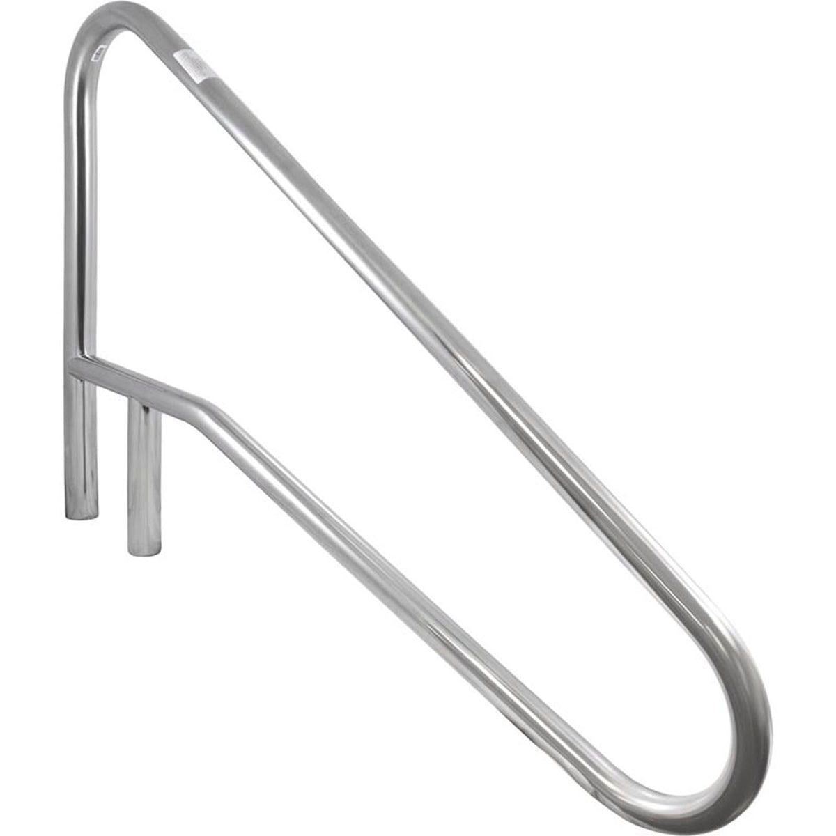 Stair Rail, Inter-Fab 4 Bend, Deck to Deck Mount, .049", w/Brace