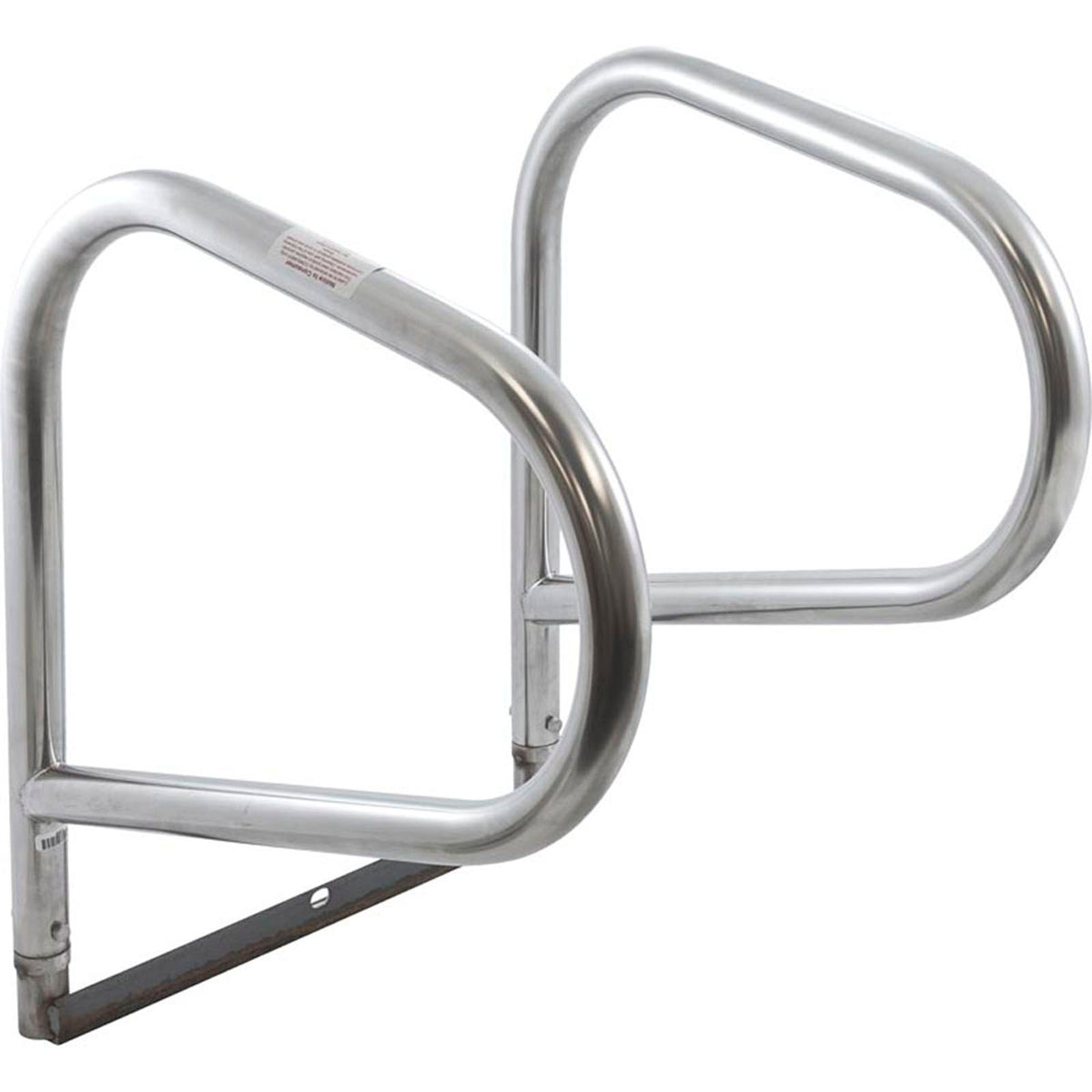 Pasamanos Inter-Fab CT-3, 1,628" de diámetro exterior x 0,049" de pared, con anclaje, cantidad 2