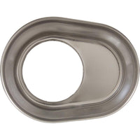 Placa de escudo, SR Smith, acero inoxidable, oblonga