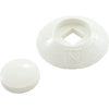 Washer Assembly, Recessed Plastic w/Cover, White
