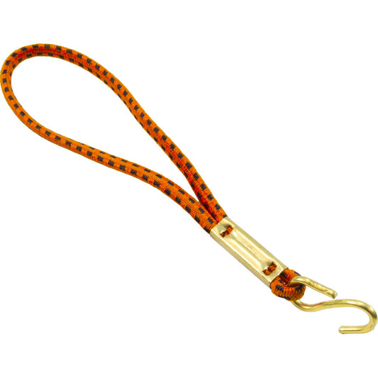 Bracelets élastiques avec crochet en S, lot de 100, orange/noir