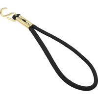 Pulseras elásticas con gancho en forma de S, paquete de 100, color negro