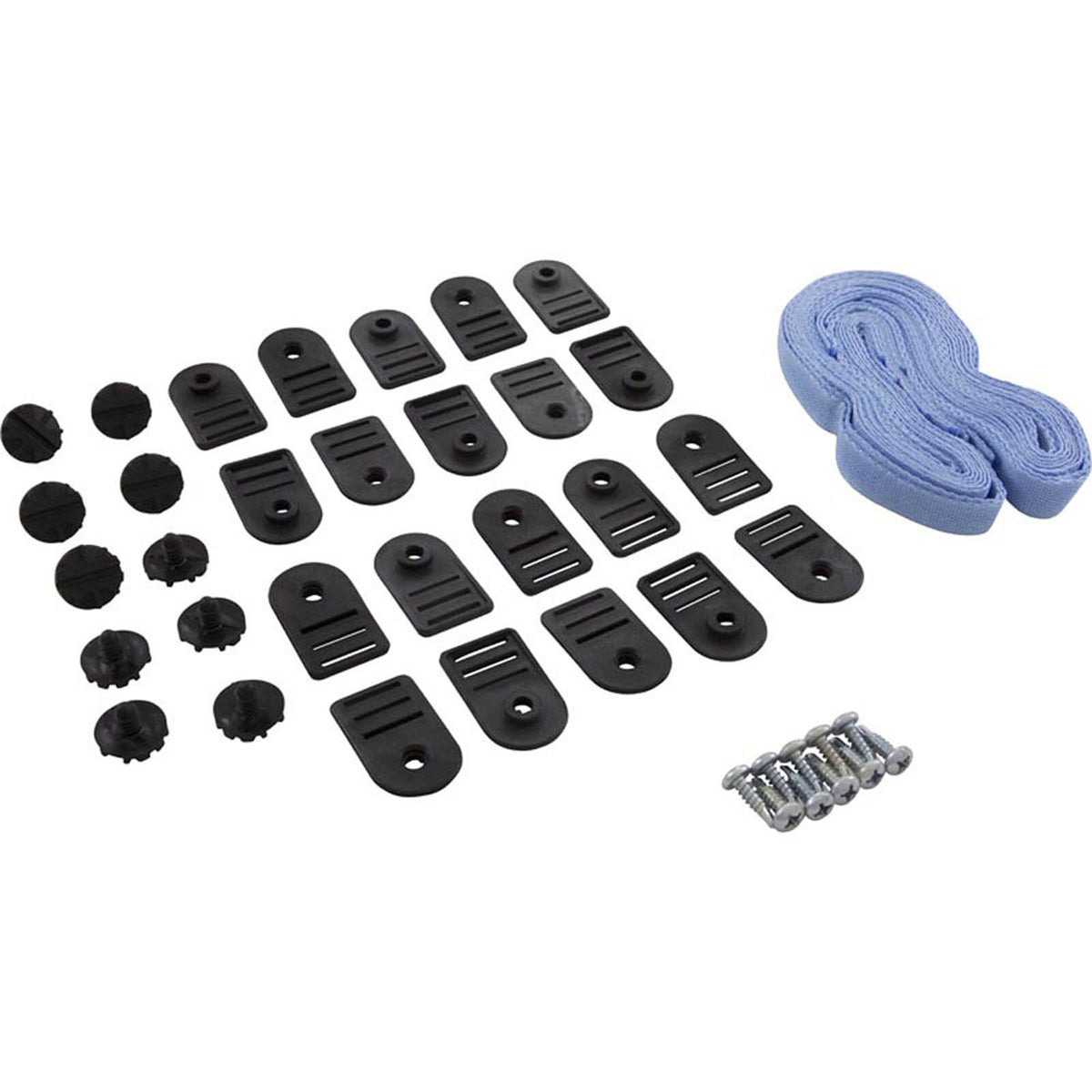 Tube & Blanket Fastening Kit, FeherGuard, 10 Fstnrs & Straps