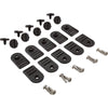 Fasteners, FeherGuard, Tube & Blanket, Black, Set Of 10