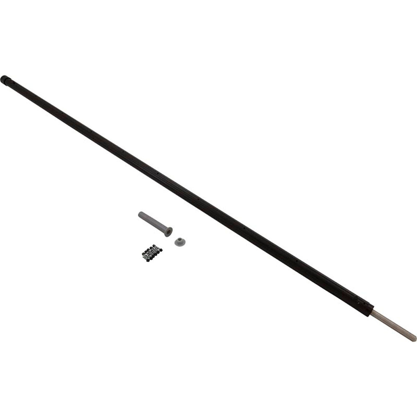 Fence Support Pole, GLI Pool Products, Designer Black, 4'