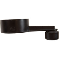 Hand Crank, Horizon Ventures, w/Knob, Black